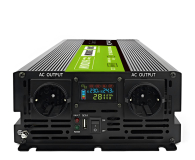 Green Cell PowerInverter LCD 24V 3000W/6000W (czysty sinus) - 1211812 - zdjęcie 3